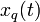 x_q(t) \ 