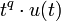  t^q \cdot u(t) 