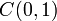  C(0, 1)
