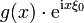 g(x) \cdot \mathrm{e}^{\mathrm{i} x \xi_0}