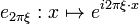 e_{2 \pi \xi} : x \mapsto e^{i 2 \pi \xi \cdot x}