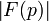  \left\vert F(p) \right\vert 