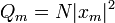 Q_m=N|x_m|^2
