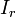  I_r  \,