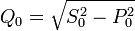 Q_0 = \sqrt{S_0^{2} - P_0^{2}}